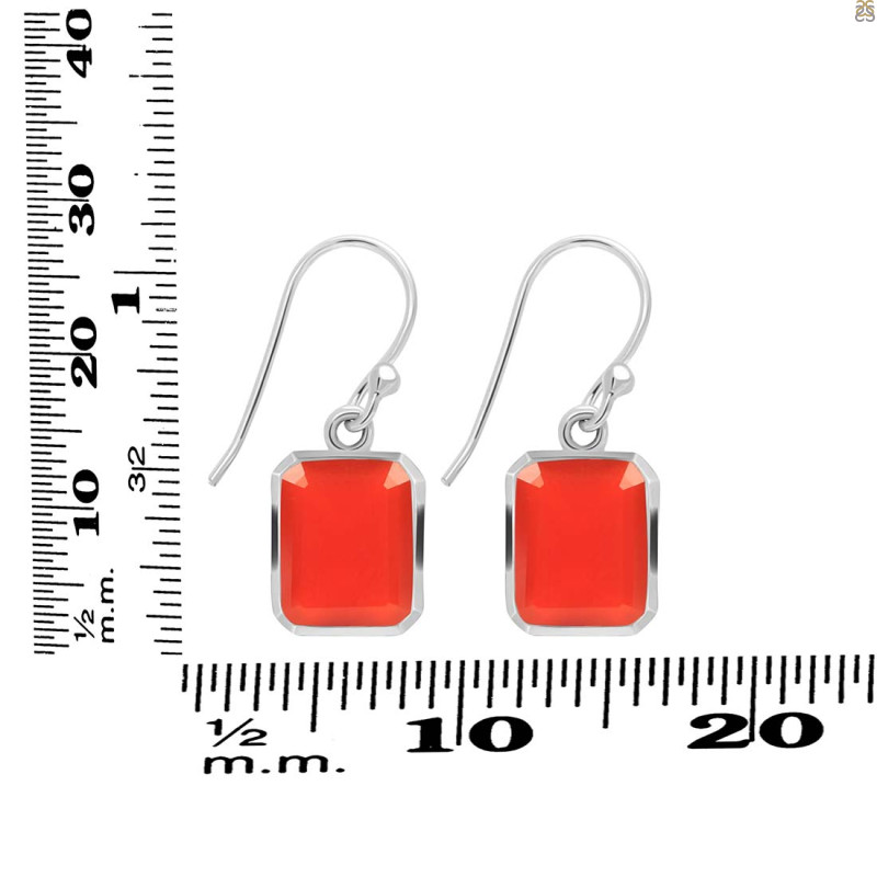 Red Onyx Earring ROX-RDE-1250.