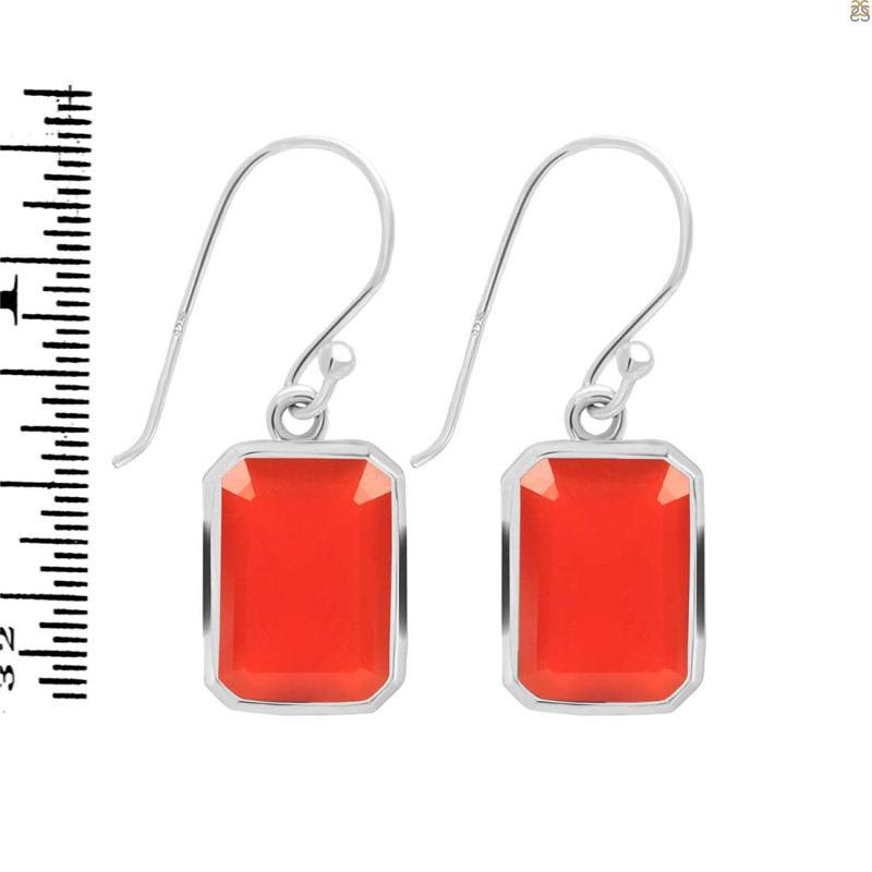 Red Onyx Earring ROX-RDE-1251.