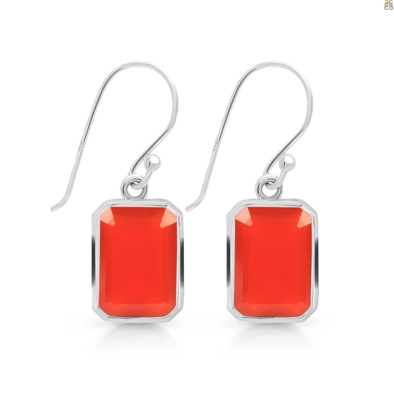 Red Onyx Earring ROX-RDE-1251.