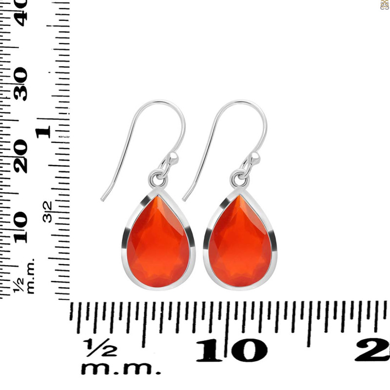 Red Onyx Earring ROX-RDE-1252.