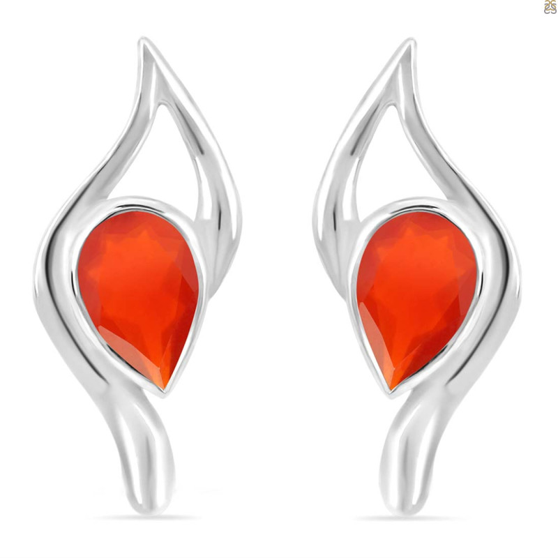 Red Onyx Stud Earring ROX-RDE-13.
