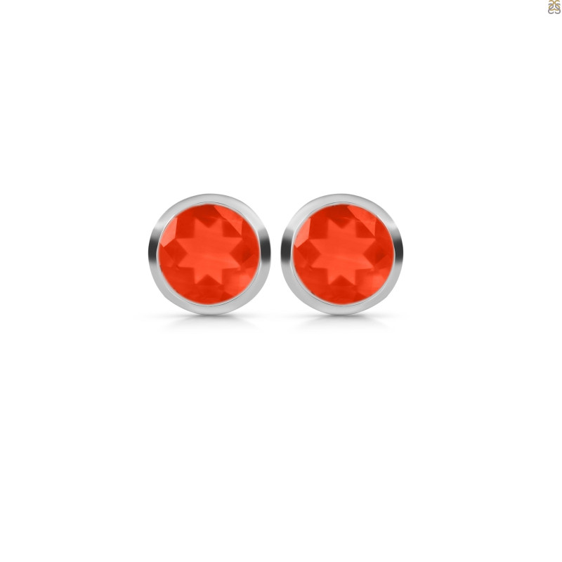 Red Onyx Stud Earring ROX-RDE-1375.