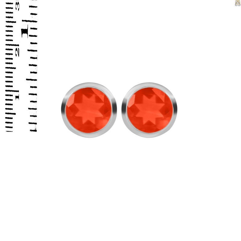 Red Onyx Stud Earring ROX-RDE-1426.