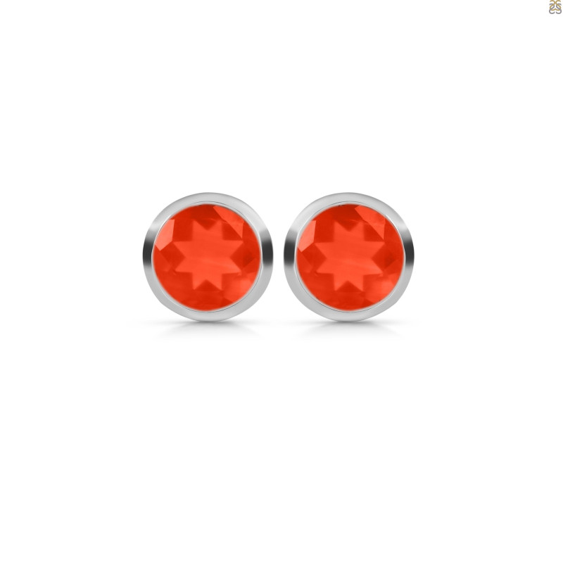 Red Onyx Stud Earring ROX-RDE-1426.