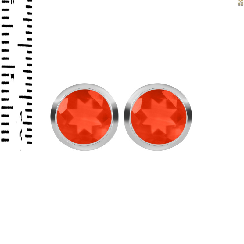 Red Onyx Stud Earring ROX-RDE-1244.