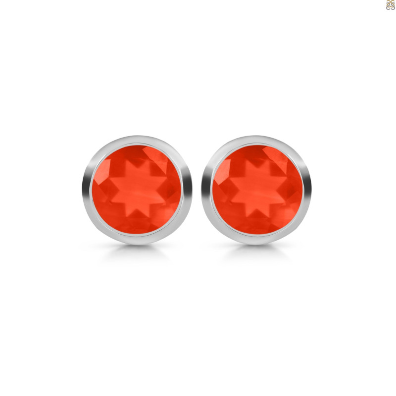 Red Onyx Stud Earring ROX-RDE-1244.