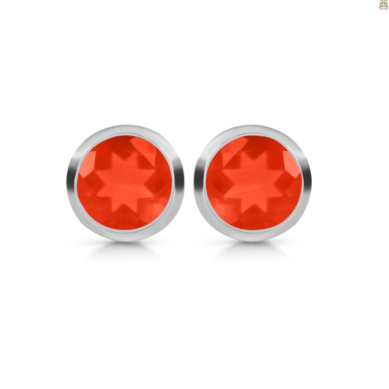Red Onyx Stud Earring ROX-RDE-1434.