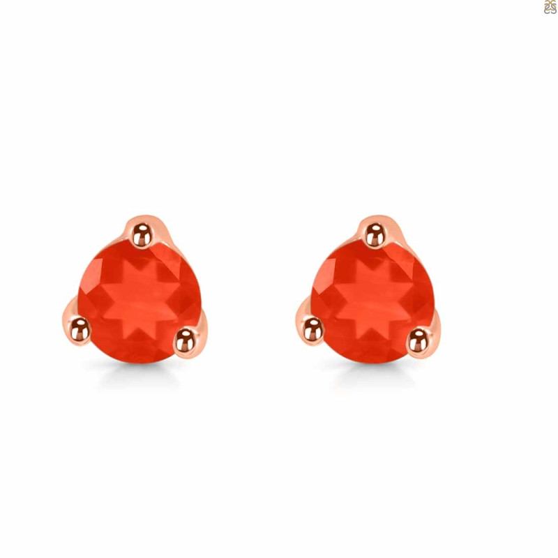 Red Onyx Stud Earring ROX-RDE-1517.