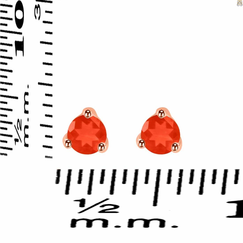 Red Onyx Stud Earring ROX-RDE-1517.