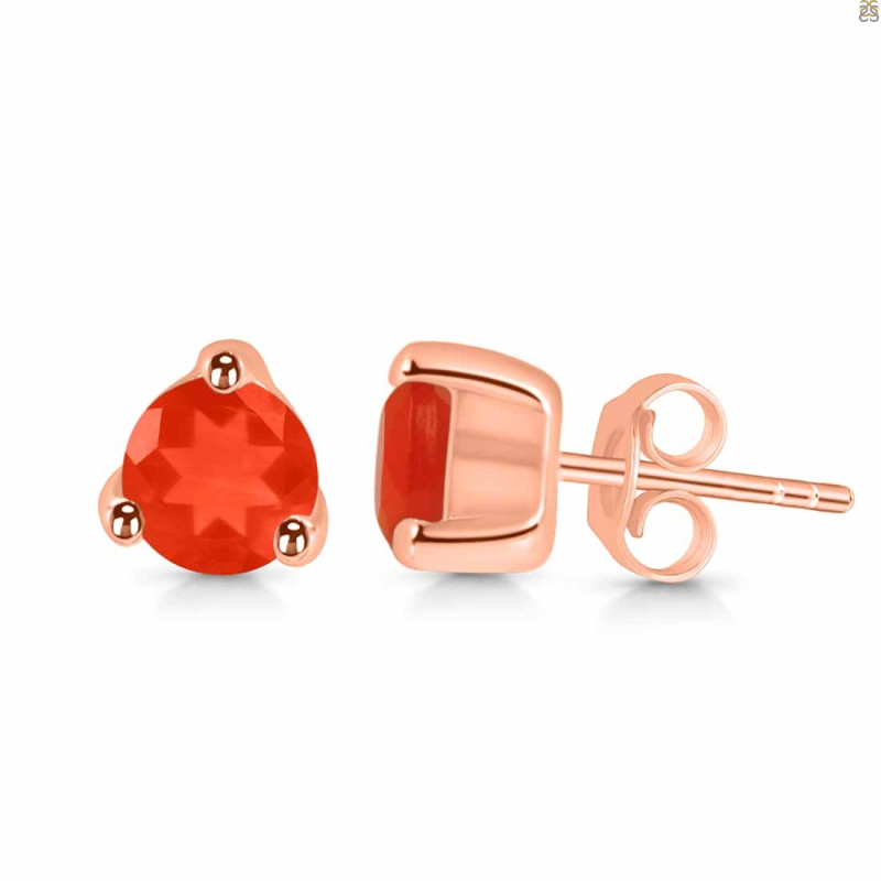 Red Onyx Stud Earring ROX-RDE-1517.