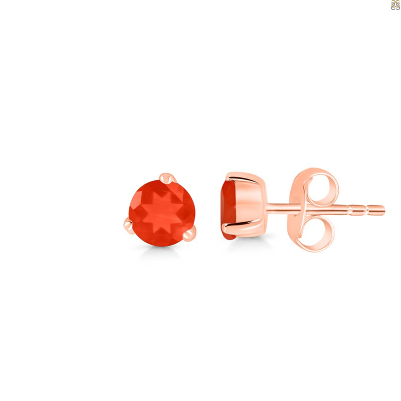 Red Onyx Stud Earring ROX-RDE-1565.