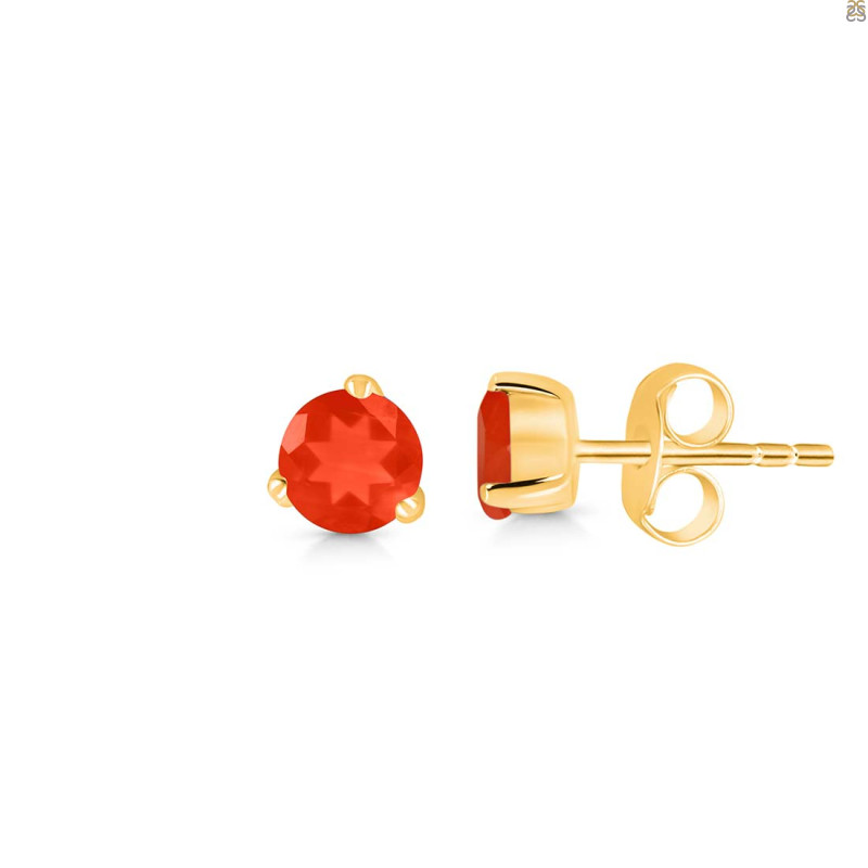 Red Onyx Stud Earring ROX-RDE-1565.