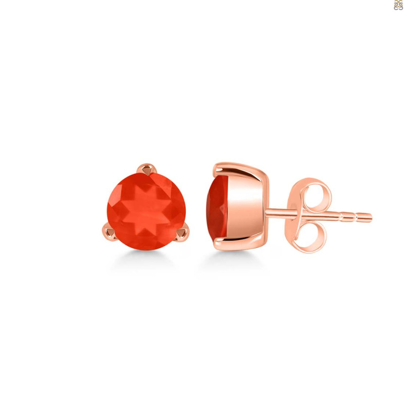 Red Onyx Stud Earring ROX-RDE-1567.
