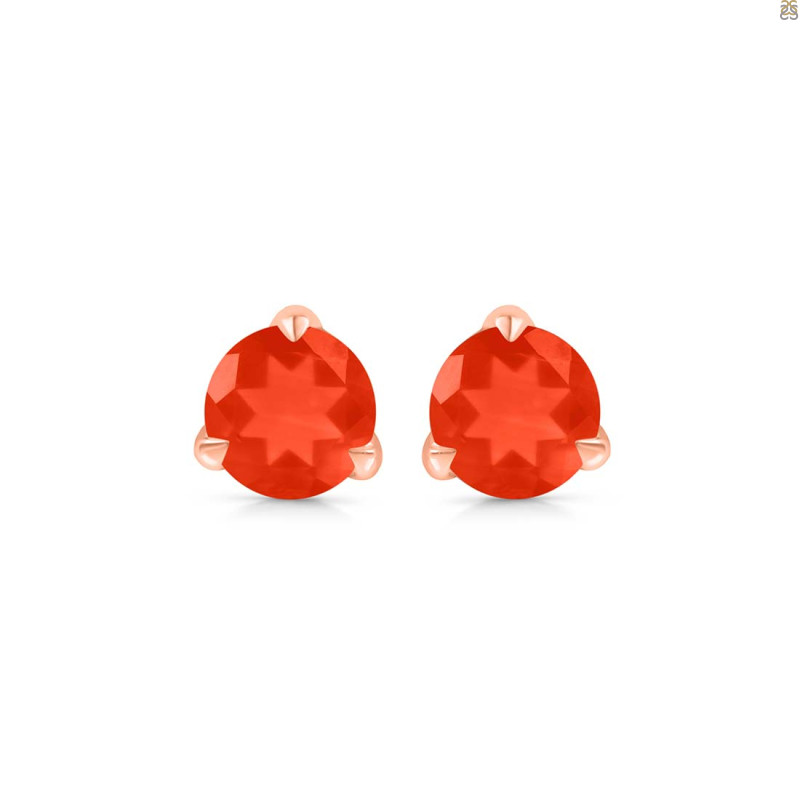 Red Onyx Stud Earring ROX-RDE-1569.