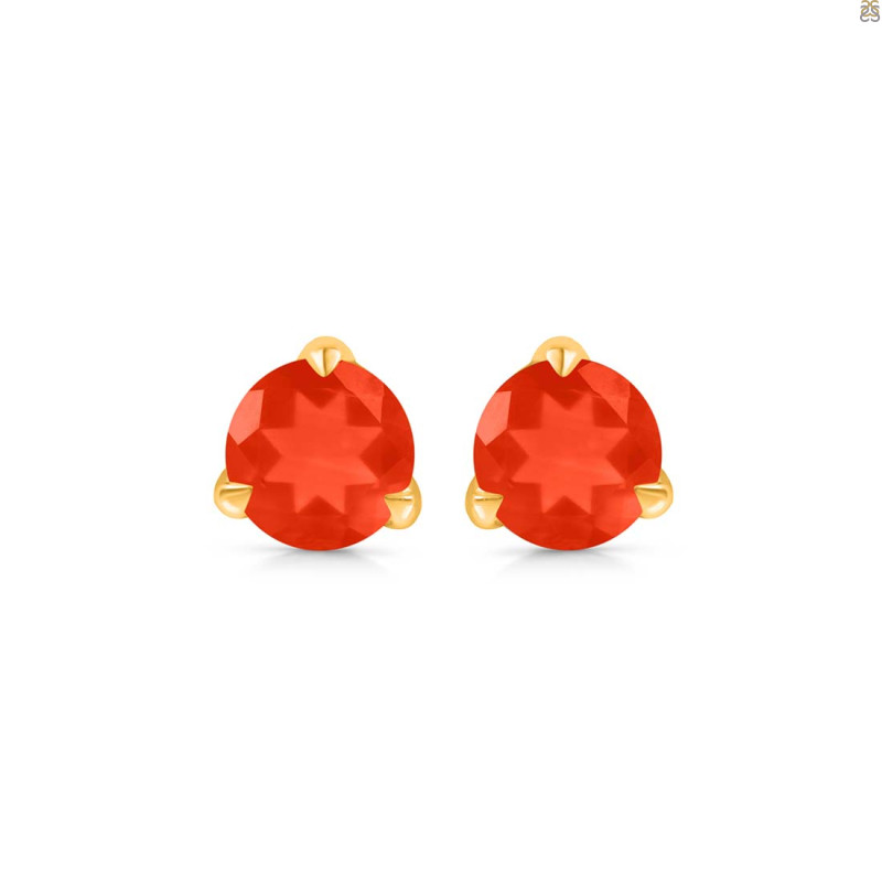 Red Onyx Stud Earring ROX-RDE-1569.