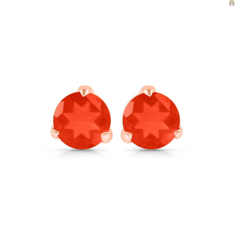 Red Onyx Stud Earring ROX-RDE-1570.