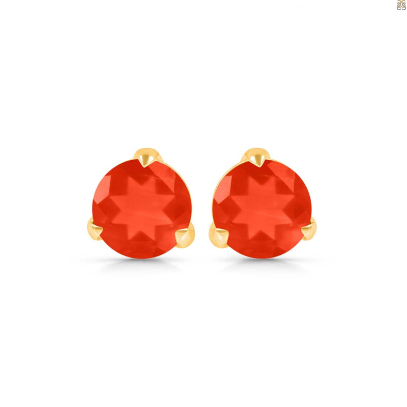 Red Onyx Stud Earring ROX-RDE-1570.