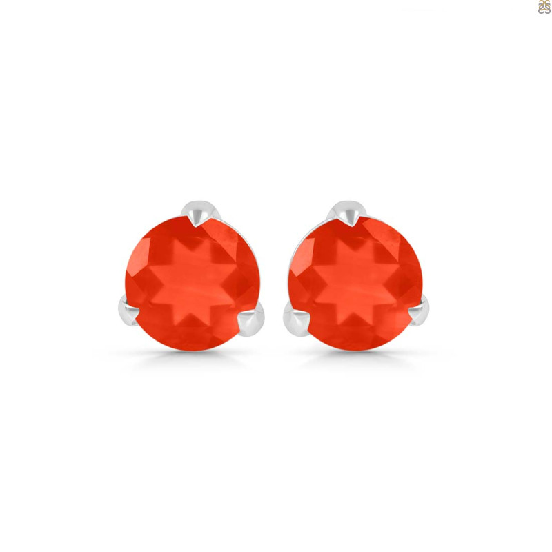 Red Onyx Stud Earring ROX-RDE-1570.