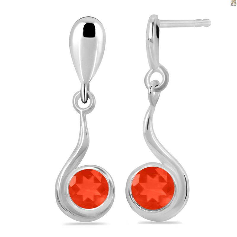Red Onyx Earring