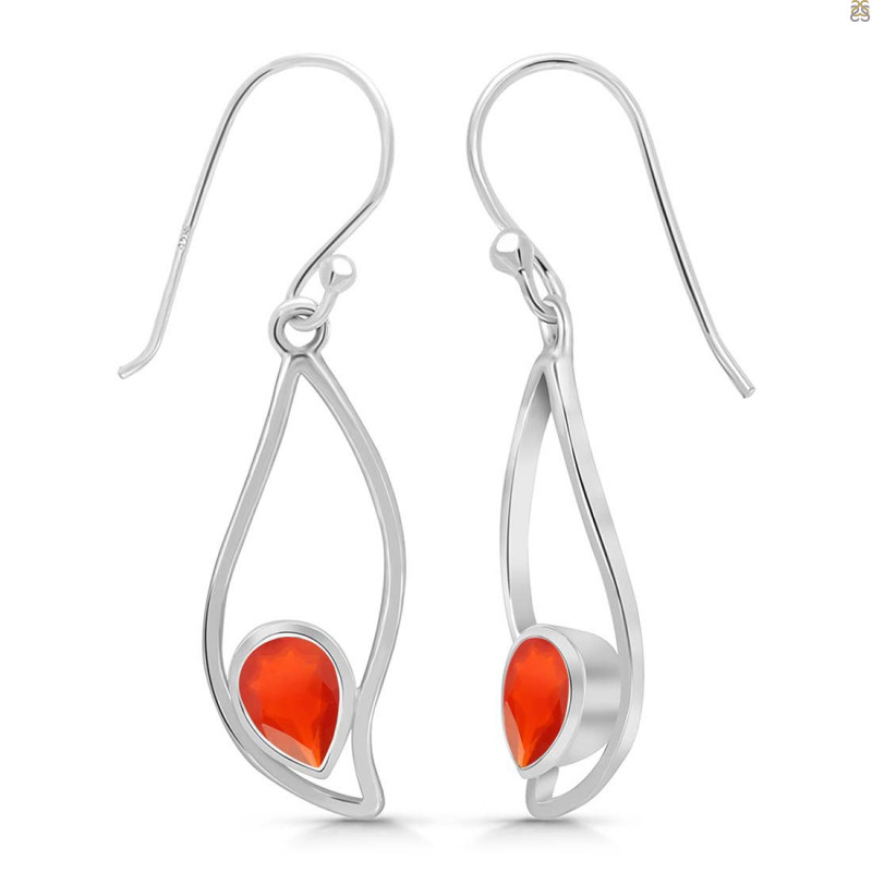 Red Onyx Earring