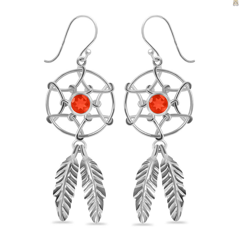 Red Onyx Earring