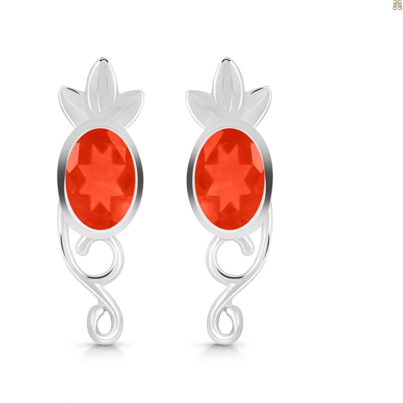 Red Onyx Stud Earring ROX-RDE-4.