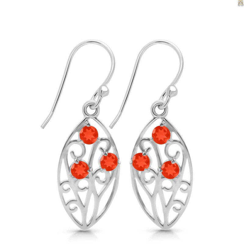 Red Onyx Earring