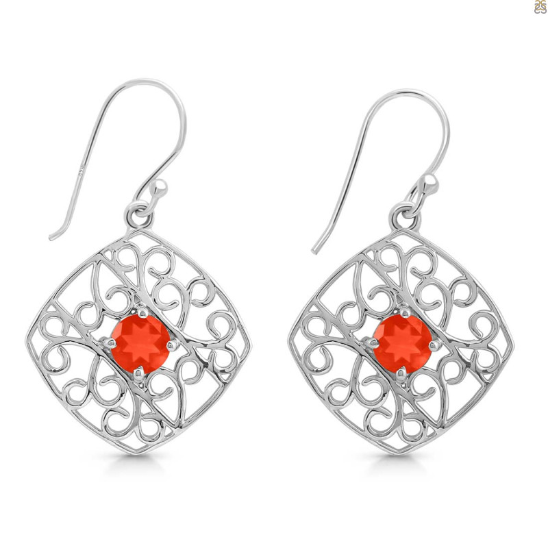 Red Onyx Earring