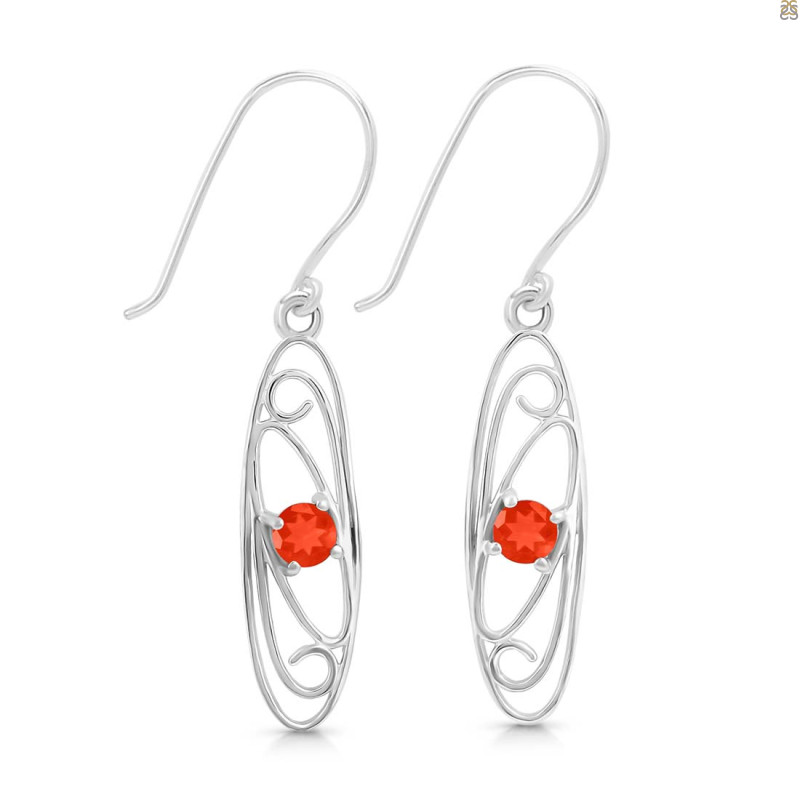 Red Onyx Earring