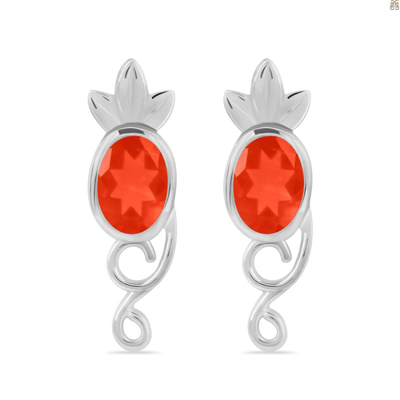 Red Onyx Stud Earring ROX-RDE-5.