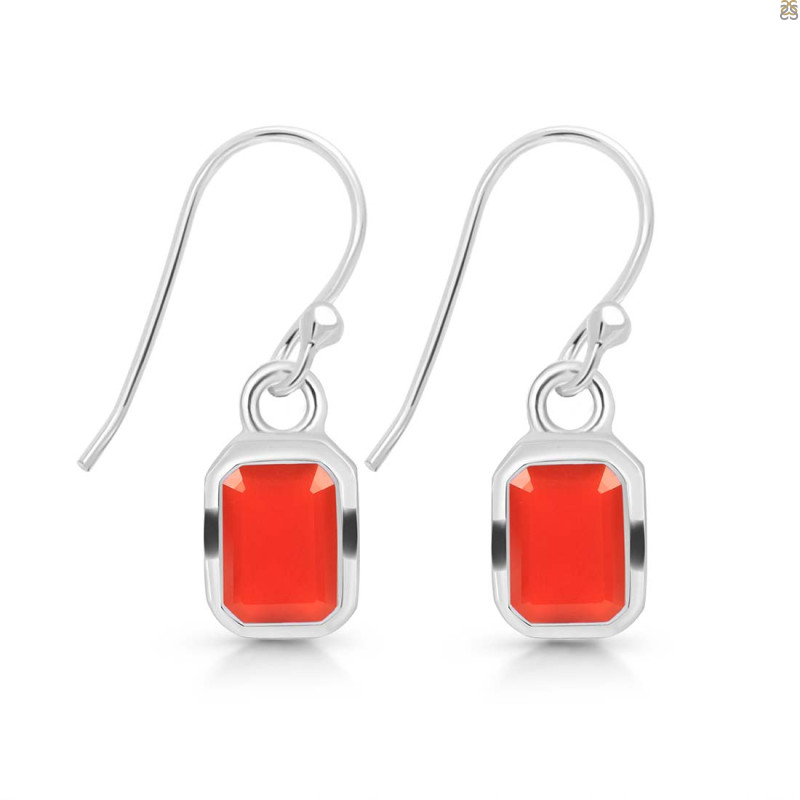 Red Onyx Earring ROX-RDE-550.