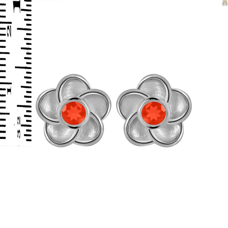 Red Onyx Stud Earring ROX-RDE-584.