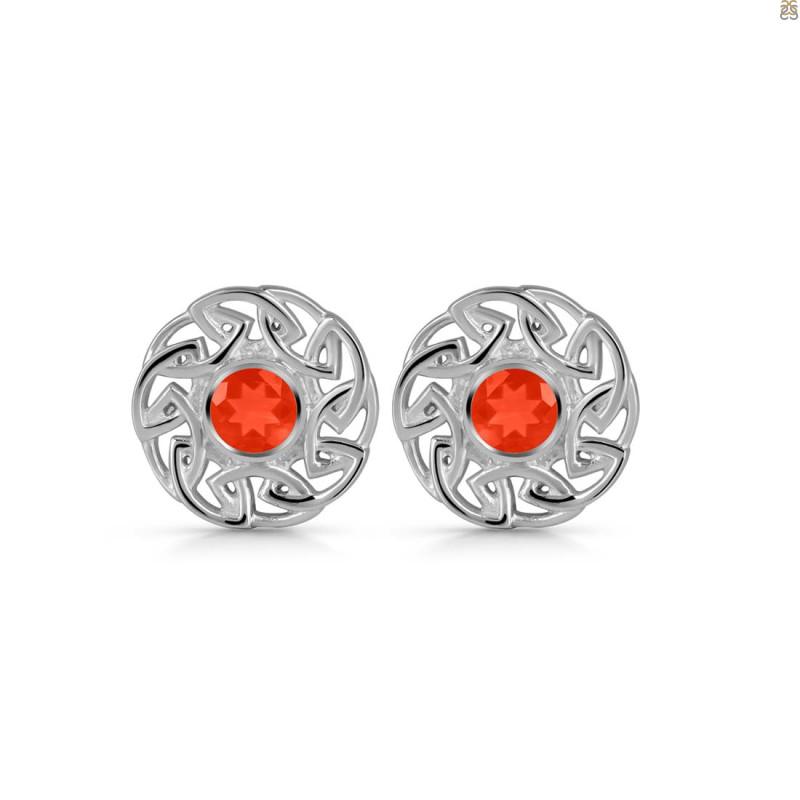 Red Onyx Stud Earring ROX-RDE-607.