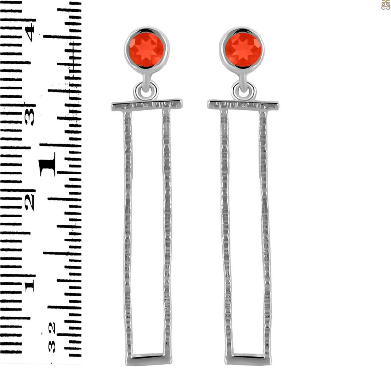Red Onyx Earring ROX-RDE-614.