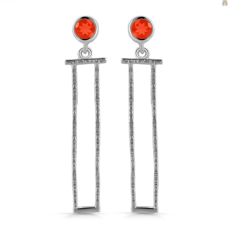 Red Onyx Earring ROX-RDE-614.