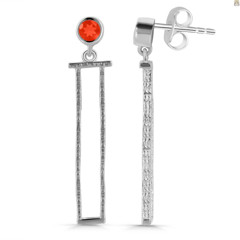 Red Onyx Earring
