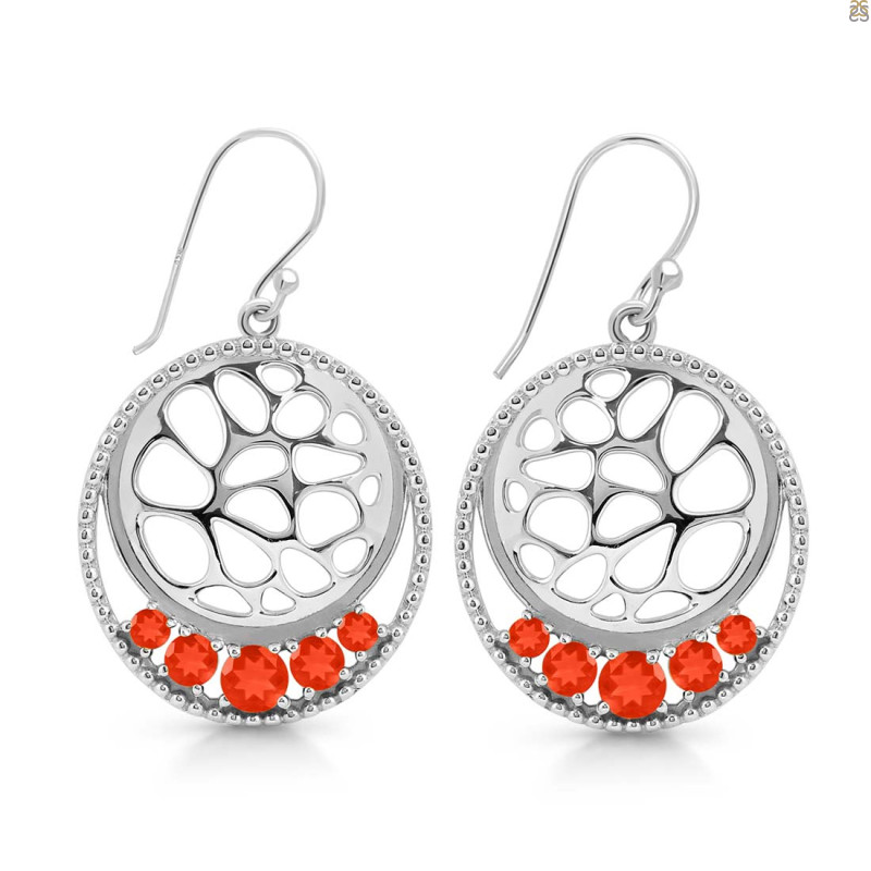 Red Onyx Earring