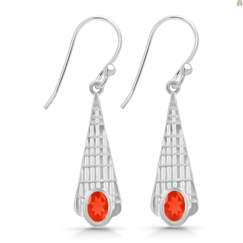 Red Onyx Earring ROX-RDE-637.