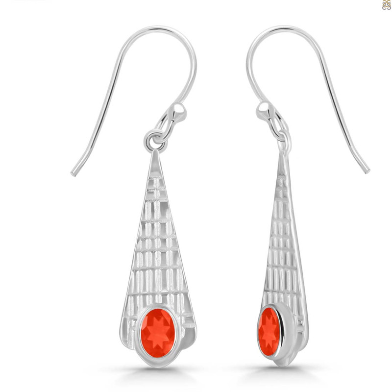 Red Onyx Earring