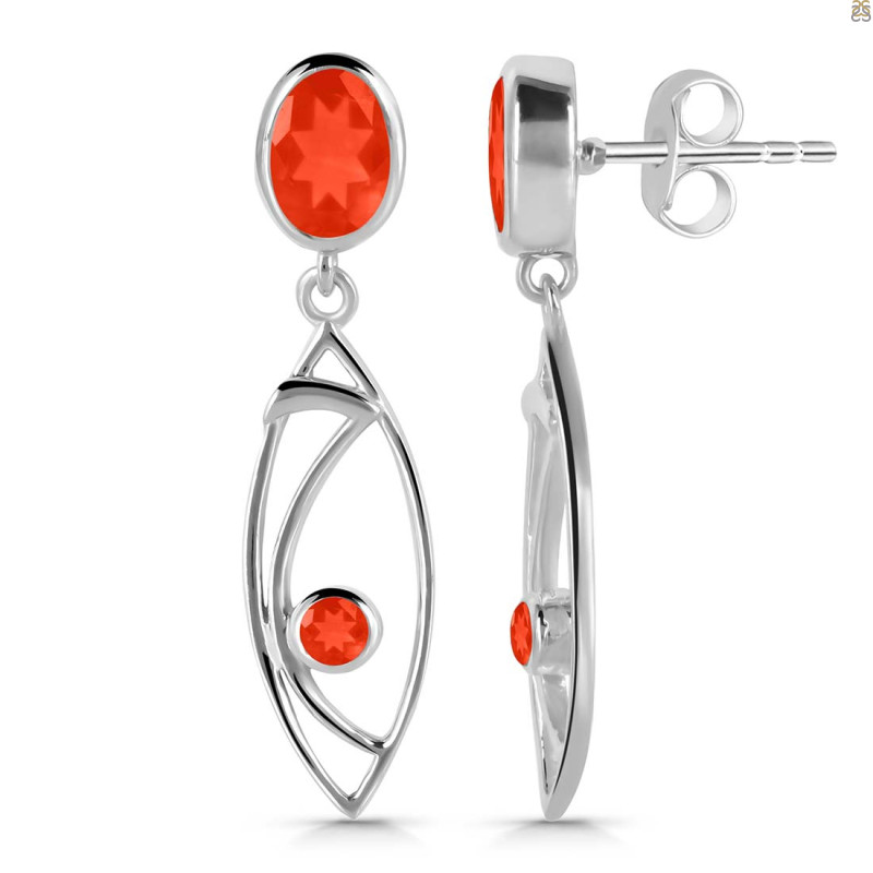 Red Onyx Earring