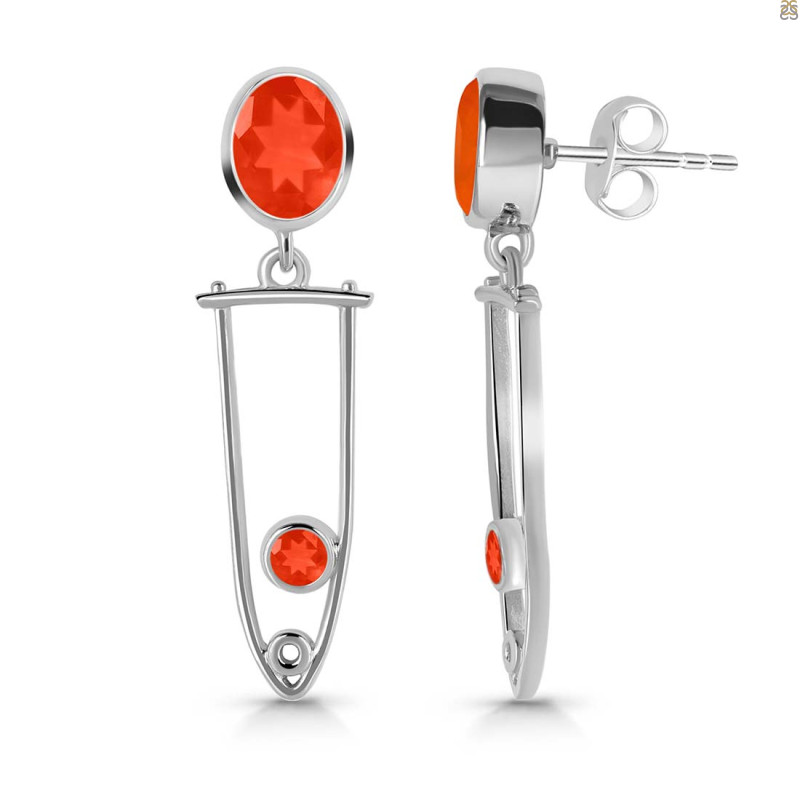 Red Onyx Earring