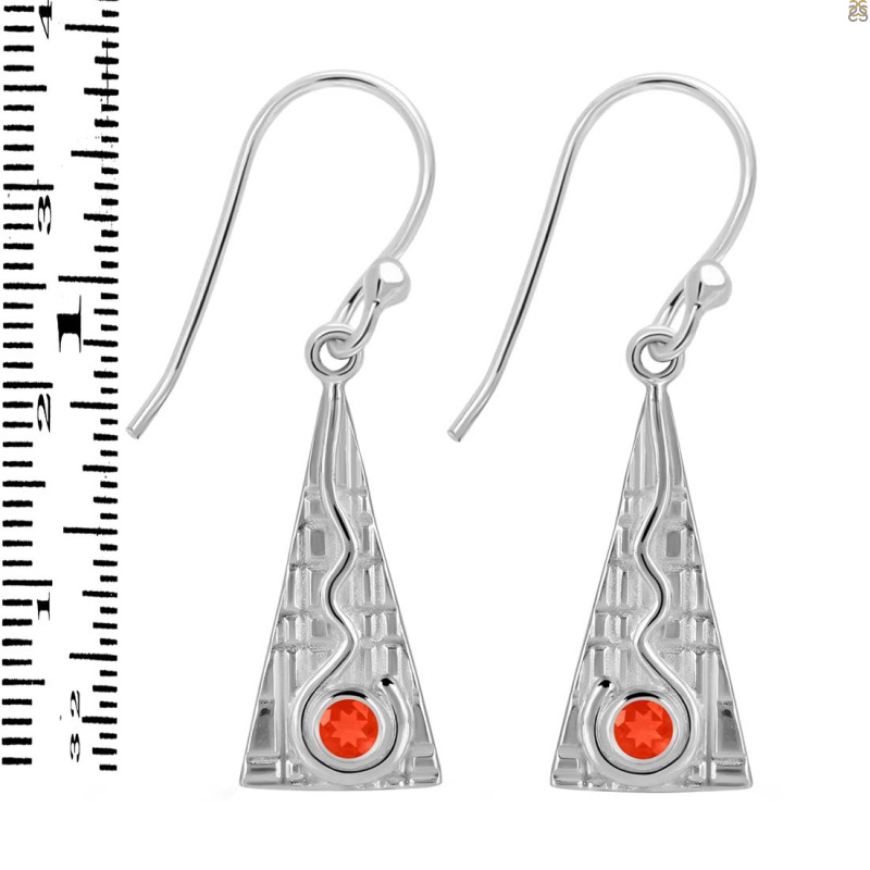 Red Onyx Earring ROX-RDE-647.