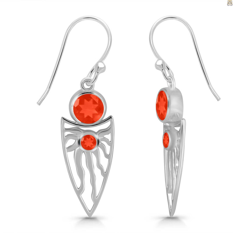 Red Onyx Earring