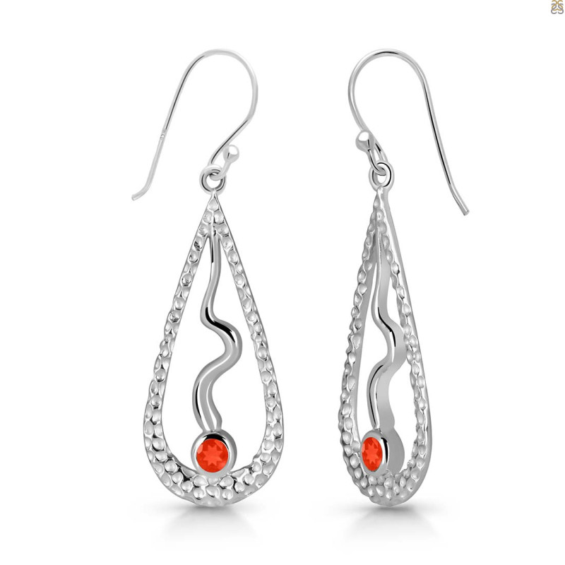 Red Onyx Earring