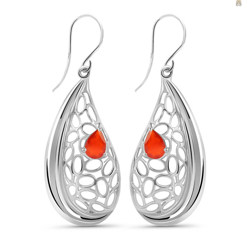 Red Onyx Earring ROX-RDE-66.