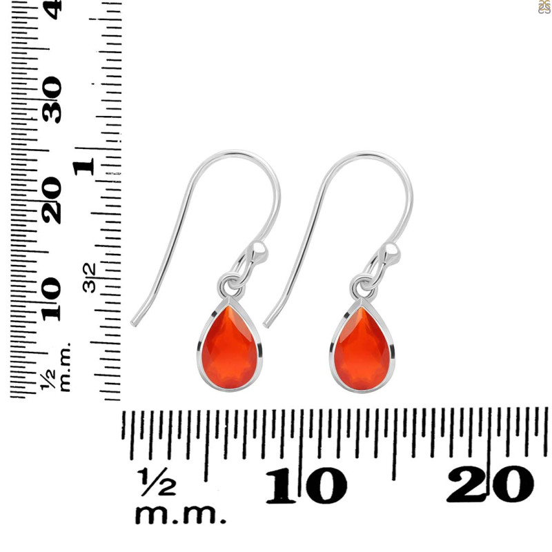 Red Onyx Earring ROX-RDE-679.