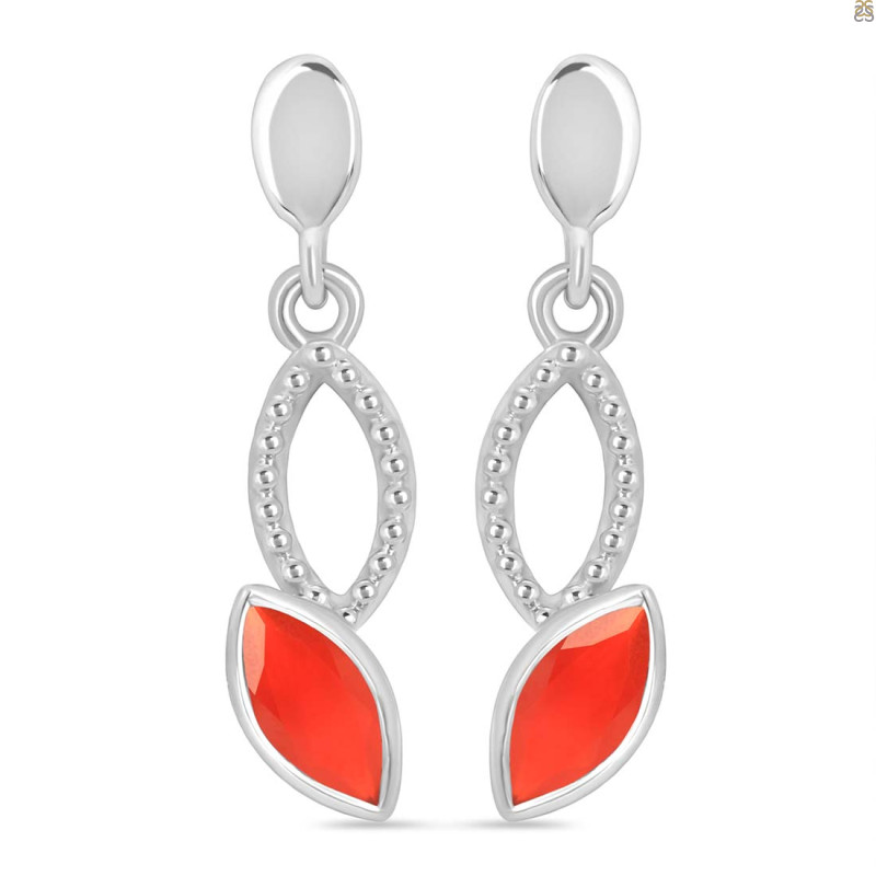 Red Onyx Earring ROX-RDE-70.