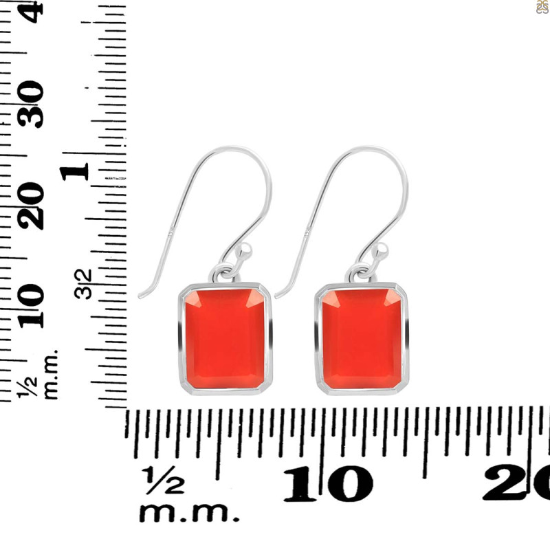 Red Onyx Earring ROX-RDE-711.