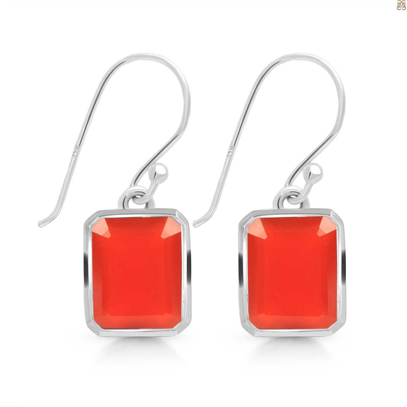 Red Onyx Earring ROX-RDE-711.