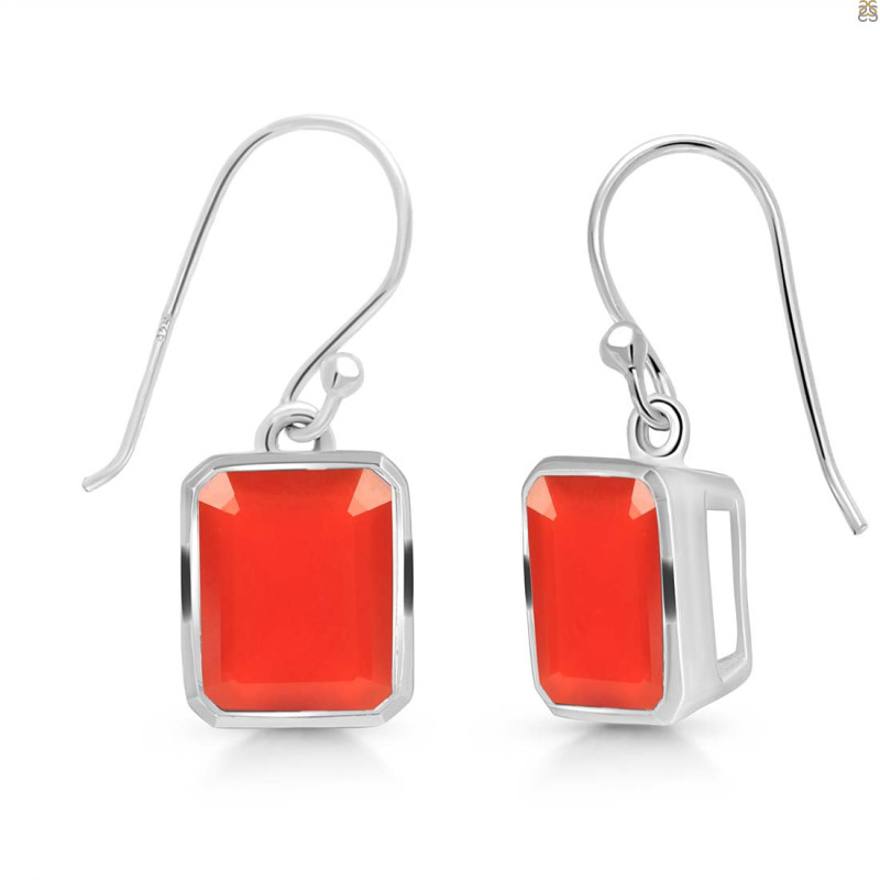 Red Onyx Earring ROX-RDE-711.